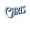 Chris' name personalized