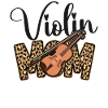 Violon Violoniste Maman Guépard
