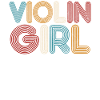 Violon Violoniste Fille Rétro