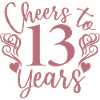 Bravo à 13 ans 13e anniversaire