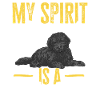 Chien Doodle Black Goldendoodle