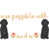 Chien Doodle Black Goldendoodle