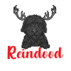Christmas Black Goldendoodle Doodle Dog