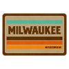 Bannière rétro de Milwaukee