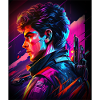 Retrowave Synthwave 80s Design
