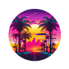 Retrowave Synthwave 80s Design