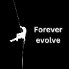 Forever evolve black white