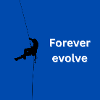 Forever evolve blue white