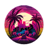 Retrowave Synthwave 80s Design