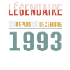 Légendaire Depuis Décembre 1993 Anniversaire