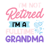Grand-mère pensionnée à temps plein
