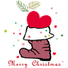 Santa Claus boots, heart