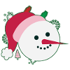 Snowman Smiling Face