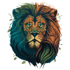 Lion in the Jungle