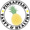 Tasty Pineapples Vitamins Healthy Fruits