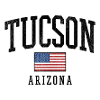 Tucson Arizona USA Design with Flag