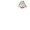 Snowman chest pocket