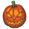Halloween pumpkin dangerous