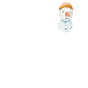 Retro Snowman Head