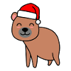 Bear Comic Christmas Xmas