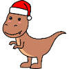 Dinosaur T-Rex Christmas Xmas