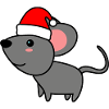 Mouse Comic Christmas Xmas