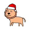 Lion Comic Noël Noël