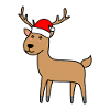 Deer Comic Noël Noël