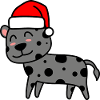 Leopard Comic Noël Noël