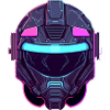 Cyber punk helmet
