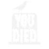 You Died Raven Distressed