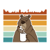 Bear funny saying Christmas