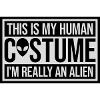 human costume alien quote