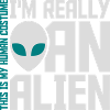 human costume alien quote
