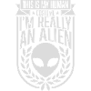 human costume alien quote