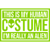 human costume alien quote