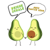 Avocado, für Veganer, ohne Fleisch