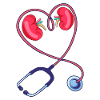 Dialysis Technician Stethoscope Love Nephrologist