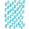 Small blue circles