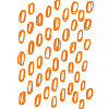 Orange circles