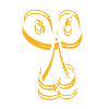 Visage flou abstrait