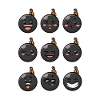 9 Christmas baubles #9/10 Black