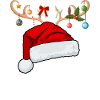 Letter I Christmas hat