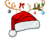 Letter M Christmas hat
