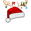 Lettre N bonnet de Noël
