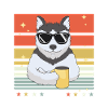 Café Husky sibérien