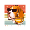 Beagle Sunglasses Coffee