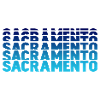 Sacramento Gradient Typo Shirt