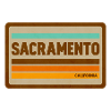 Sacramento Retro License Shield