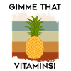 Gimme Vitamines Fruits tropicaux, ananas,